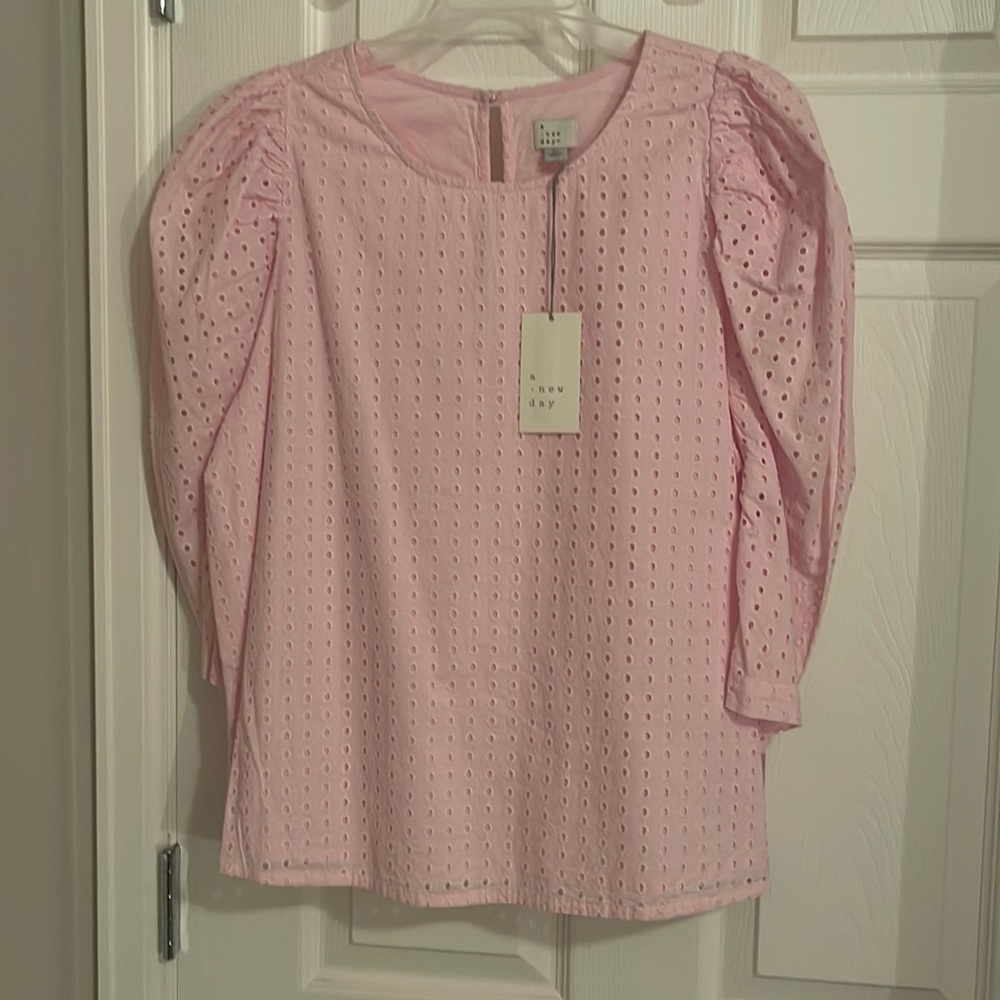 Pink blouse